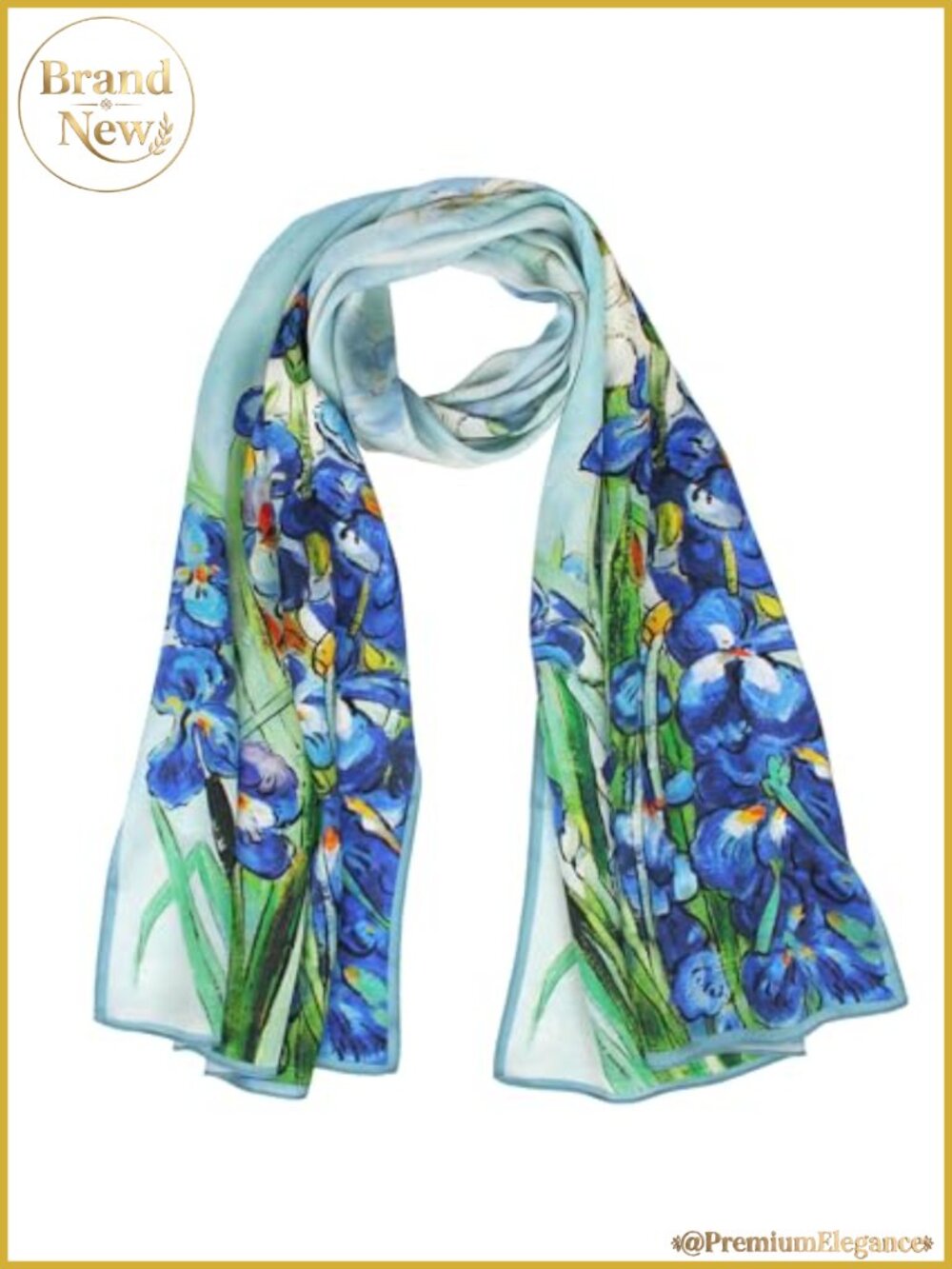 100% Mulberry Silk Long Oblong Scarf Shawl Wrap Women Lightweight